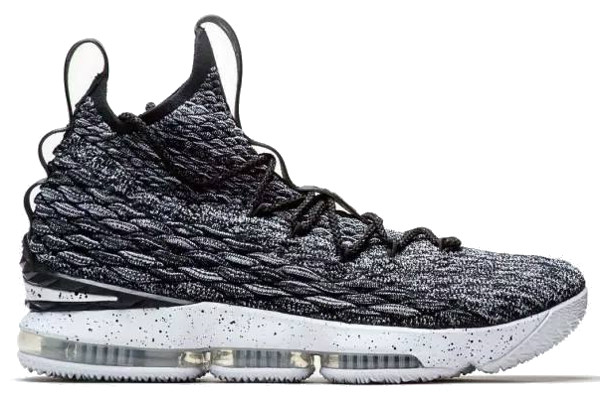 Name:NIKE LEBRON XV Color:Black/White-White Style:897648-002. Release Date: 10/28/2017. Price:$185. Exclusive:GR [Detailed Photos]