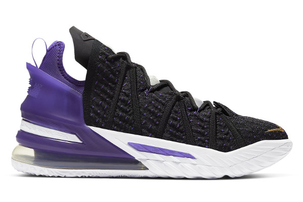 lebron james shoes black and purple