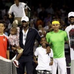 King’s Feet: LeBron James and Dwyane Wade Meet Rafael Nadal