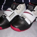 A look at the Black, Gray and Red LeBron Soldier