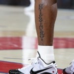 Close up of LeBron’s New Shoes and Tattoos – WITNESS HISTORY!