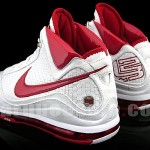 First Look at the White and Red Nike Air Max LeBron VII NFW