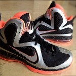 Nike Lebron 9 Metallic Silver / Black / Mango Due in 2012