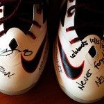 LBJ & Upper Deck Auction Game-worn Shoes to Support Victims of Newtown