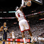 Pacers Handle Miami Heat First Home Loss in 2012 NBA Playoffs