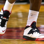 LeBron Laces Up a Nike Soldier Shoe First Time Since 2009!
