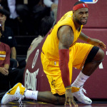 King James Wears New LeBron 12 Cavs Home PE vs. Spurs
