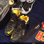 Nike LeBron 12 Black & Yellow PE Plus Footcare Express Insoles