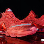 The All Red Nike LeBron 12 Low is Hitting More Stores