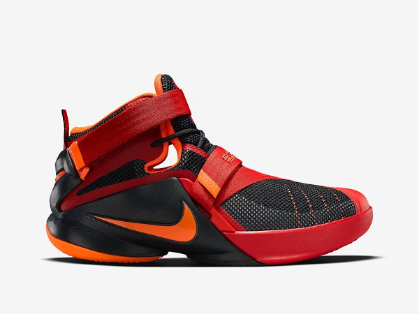 lebron soldier 9 red and white