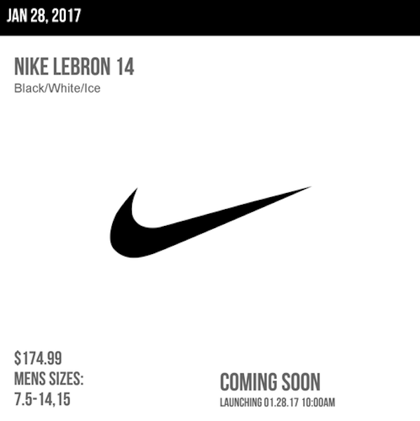 Get Up Close and Personal With Nike LeBron 14 Black Ice (921084-002 ...