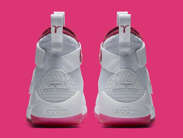 lebron james pink and white shoes