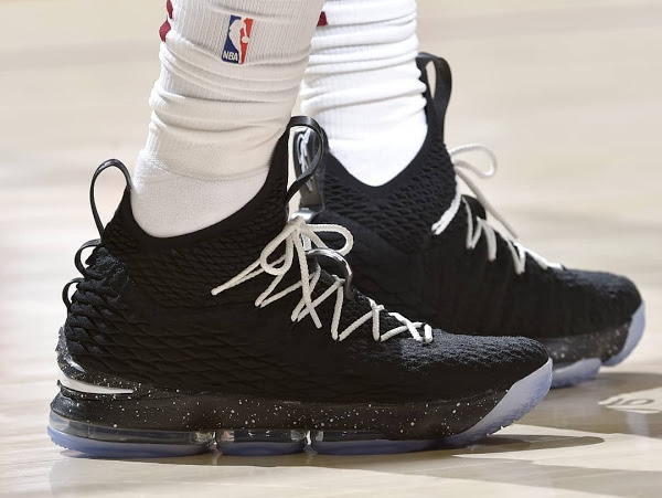 King James Adds White Laces to His Most 