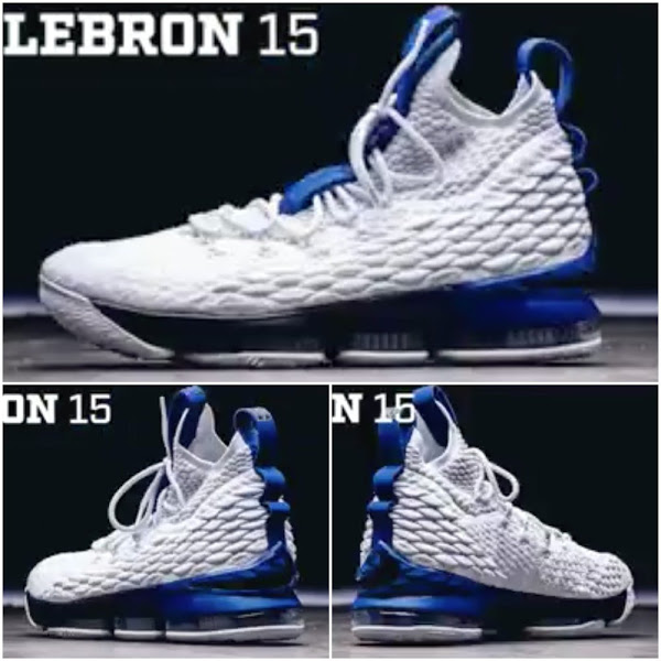 blue and white lebron 15