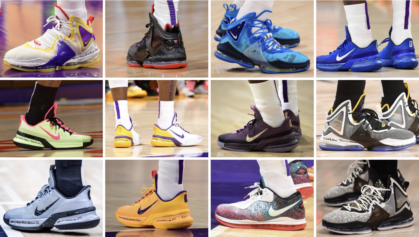 SoleCollector.com on X: .@KingJames in the “Lakers” Nike LeBron Ambassador  13.  / X